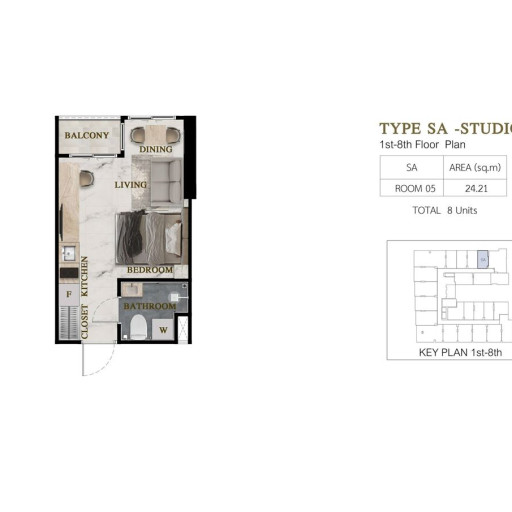 Siam Oriental Beach, Studios - from 23 m² to 28 m²