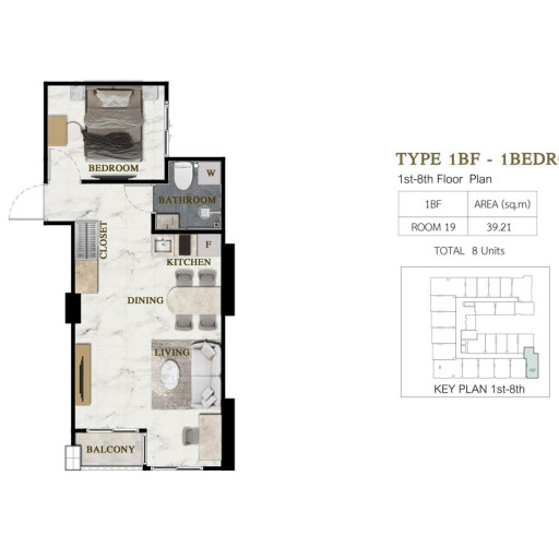 Siam Oriental Beach, 1 bedroom apartments - from 27 m² to 45 m²