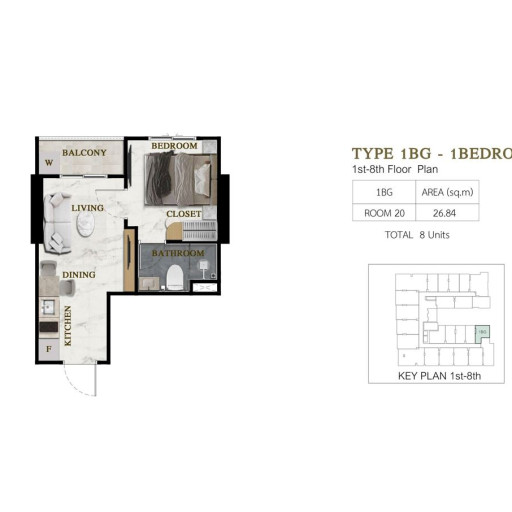 Siam Oriental Beach, 1 bedroom apartments - from 27 m² to 45 m²