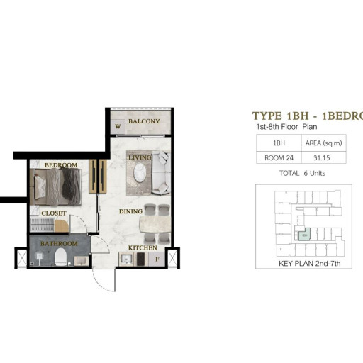 Siam Oriental Beach, 1 bedroom apartments - from 27 m² to 45 m²